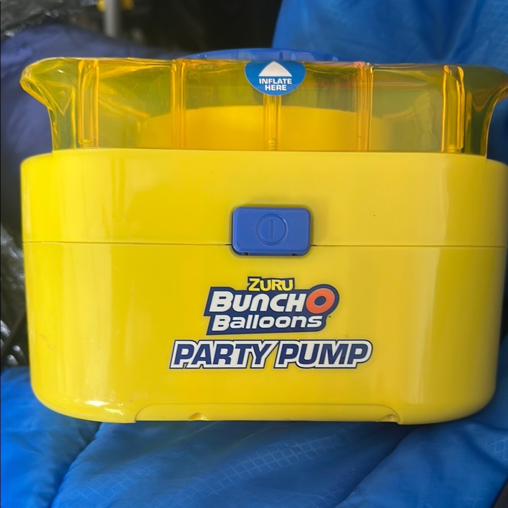 Bunch O‎ Balloons Party Pump - Yellow
